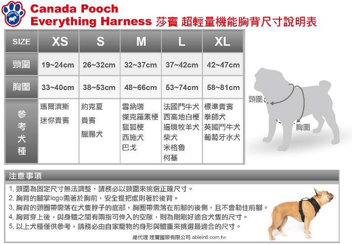 cnp_eHarness_sizeChart_v2